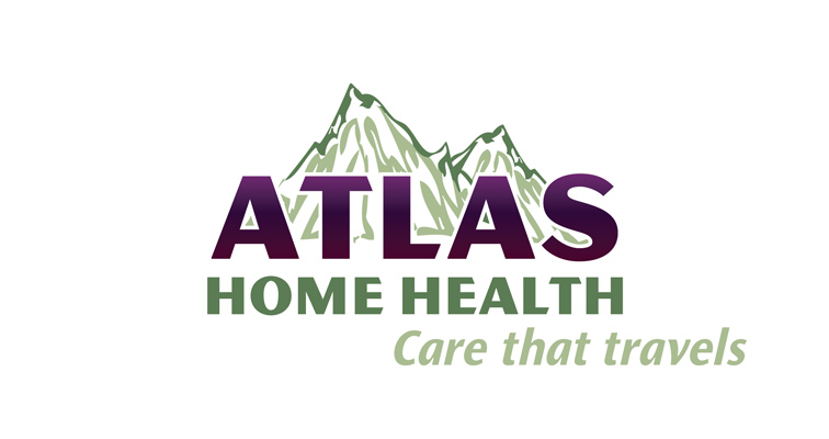 Atlas Home Health logo w/ Tagline
