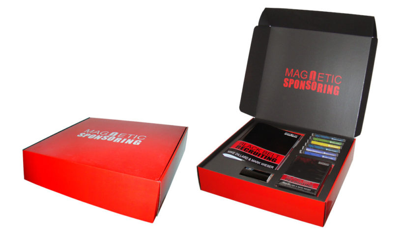 Magnetic Sponsoring Box Set design
